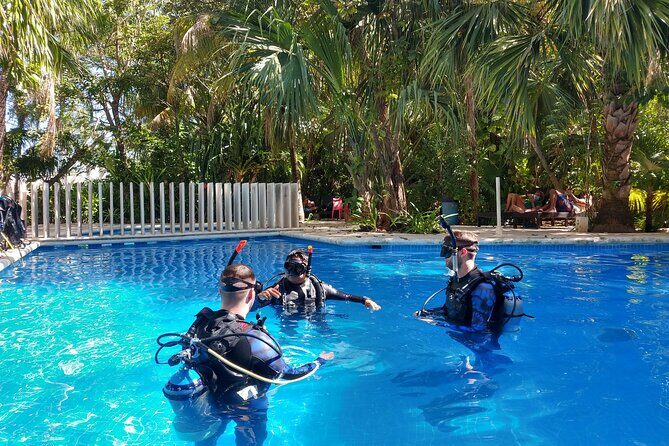 2 Days Class: SDI Open Water Diver Certification in Cancun - Pool skills at Hotel Sotavento: where confidence is made