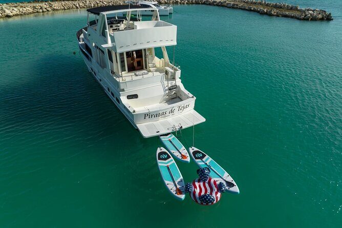 2 Hour Sunset-53' Hatteras Tulum, Playa Del Carmen, Riviera Maya - Price and Logistics: What $700 Really Means (Plus the Added Fee)