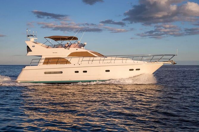 2 Hour Sunset- 60' Neptunus Tulum, Playa del Carmen, Riviera Maya - Price and group size: when $899 makes sense