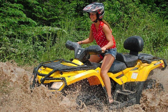 3 adrenaline activities Atvs Zipline and a swim experience in a cenote - Zipline time: what the course is like and what to watch for