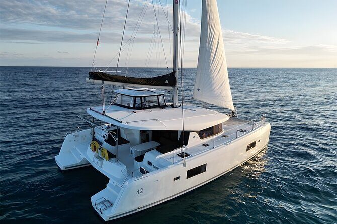 4 Hour Catamaran Experience in a Private 42' Lagoon - Paddle Boards, Floating Mats, and the Optional Party Route