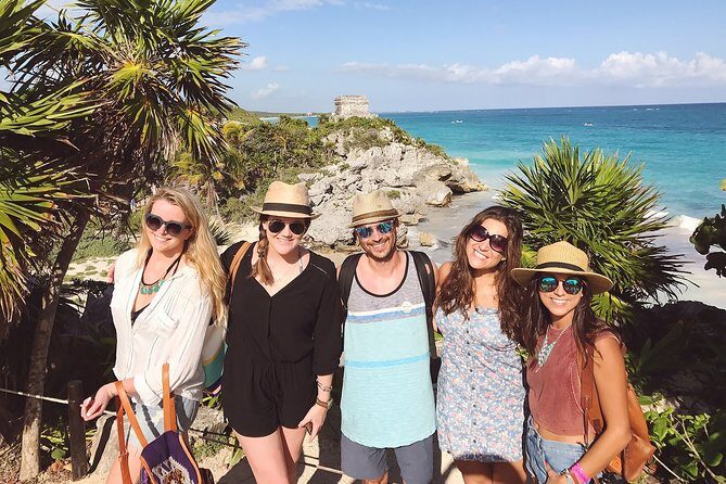 4 PLACES 1 DAY Tour to Coba and Tulum Ruins, Cenote and Playa del Carmen. - Cenote Kuxtal: cool water, tree shade, and a swim you’ll remember