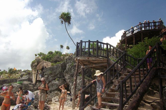 4 PLACES 1 DAY Tour to Coba and Tulum Ruins, Cenote and Playa del Carmen. - Transportation and group size: what to expect from the ride