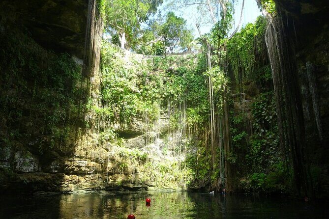4x1 Explore TULUM Coba, Cenote and Mas, with transportation + Lunch. - Cenote Kuxtal: 45 minutes of transparent-water cooling