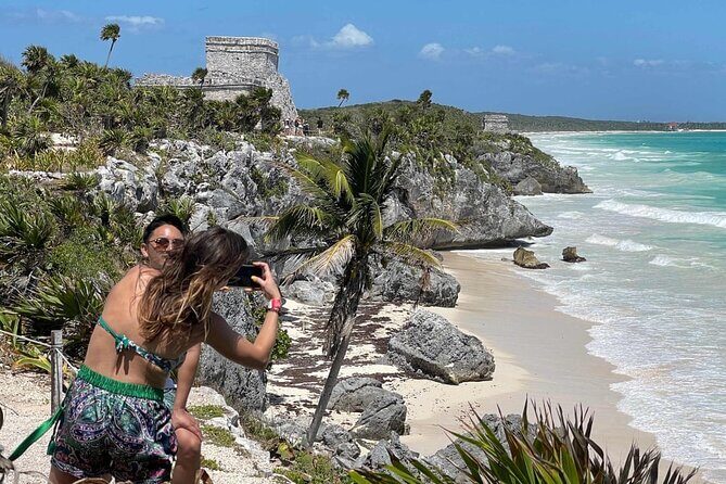 4x1 Full Day Tour: Tulum, Coba, Cenote and PDC, from Cancun - The Cenote Reset: Muul Ichi Ts’on o’ot Swim and Lunch Power-Up