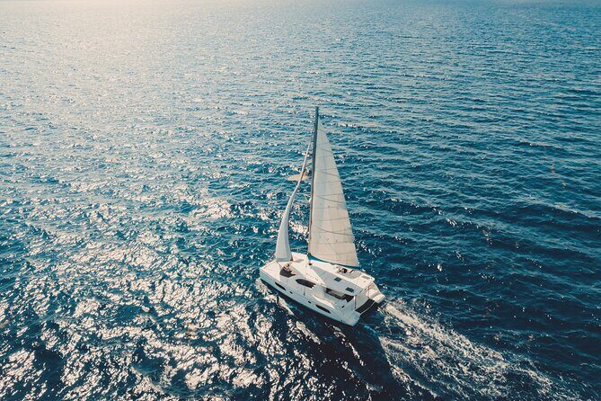 5H Private 44' Catamaran All-Inclusive - Tulum & Playa del Carmen - Stop 1 at In-Ha: calm reef snorkeling and sea turtle chances