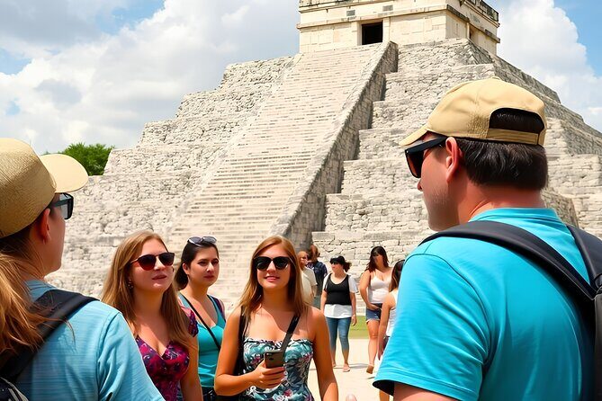 5x1: Chichen Itza + Suytun & Ikkil Cenote + Buffet + Valladolid - Chichén Itzá: Pyramid of Kukulcán plus Sacred Cenote free roaming