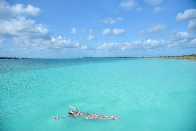 6hrs of Sailing in Bacalar Lagoon: discover Cenotes, Islands and Stromatolites. - Price and value: $471.67 for up to 3 people