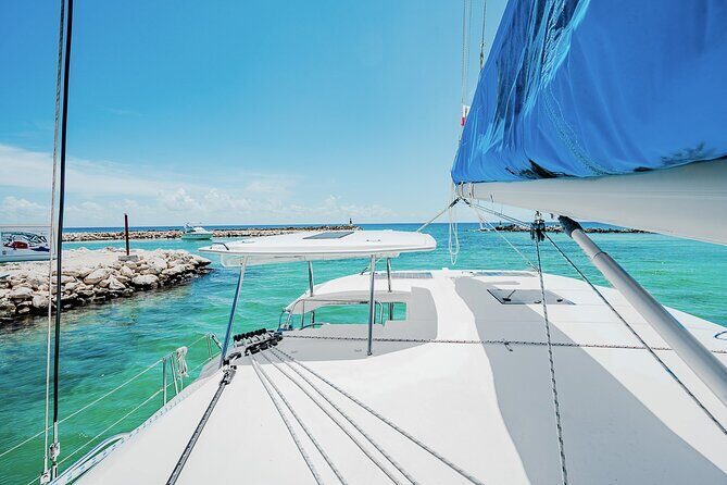 8-Hour Private 40' Cat 2 Stop to Cozumel, Food, Drinks & Snorkel - Second Reef Snorkel and That Late-Day Return Toward Sunset