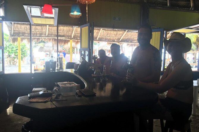 A day at the beach at Los Arrecifes Restaurant-open Bar And Snack - Staff and Vibe: Getting Set Up Fast (Carlos Can Help)