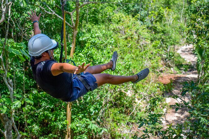 Action-packed Cancun ATV tour, Ziplines, Cenote, Lunch and More - Guides, Safety Gear, and the Pepperoni Factor