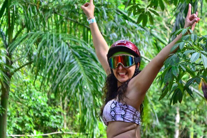 Adrenaline Atv tour from Playa del Carmen - Cooling off in the Mayan cenote and ritual moment