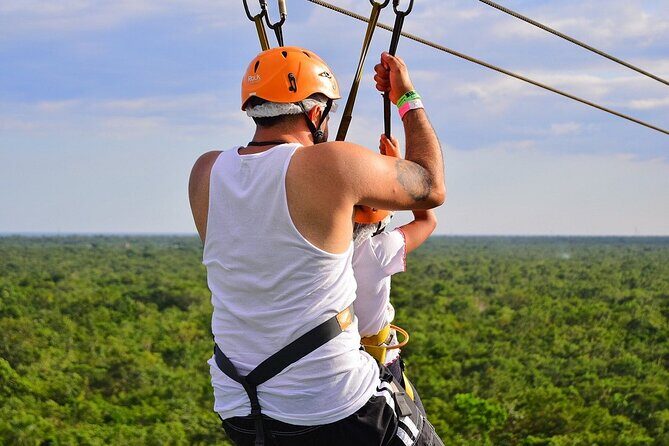 Adventure day to Tulum: ATVs, Cenote, Ziplines, lunch & transport - Ziplining Over the Jungle: Five Lines Plus a Water Zipline