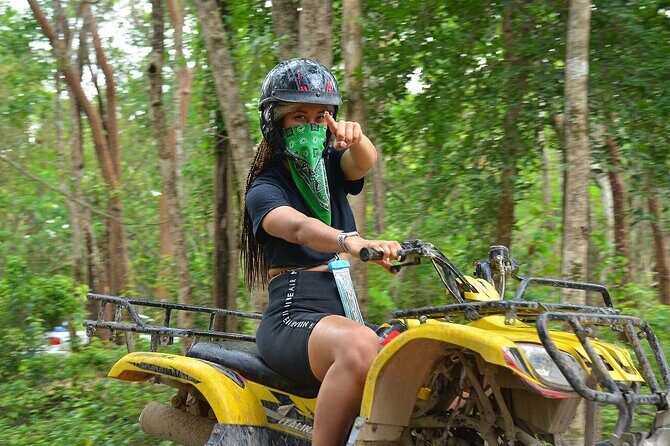 Adventure day to Tulum: ATVs, Cenote, Ziplines, lunch & transport - ATV Jungle Trails: Drive Rules, Shared Rides, and Trail Time