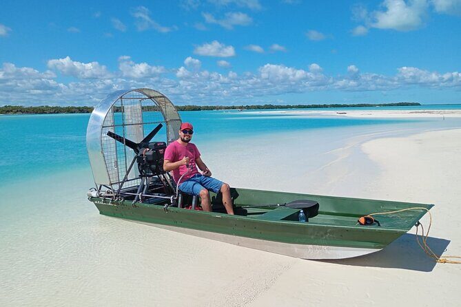 Airboat Adventure - Isla Blanca beach stop: nature, wildlife chances, and easy pacing