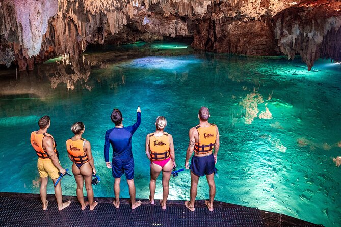 Akumal Cenote Swimming and Snorkeling from Cancun & Costa Mujeres - Playa del Carmen lunch at Punta Venado Beach Club
