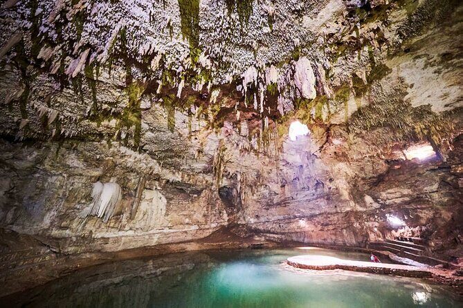 All-inclusive Cenotes tour - Stop 2: Suytun’s tunnel stairs and the sunlit interior