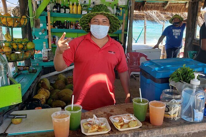Amazing Cozumel Island Bar Tour - Playa Chen Rio on the wild east side: water, tiki vibes, and crocodile spotting