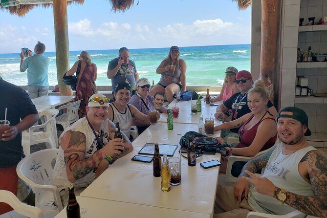 Amazing Cozumel Island Bar Tour - Chulas Pool Party and Beach Bar: facilities, music, and included fajitas