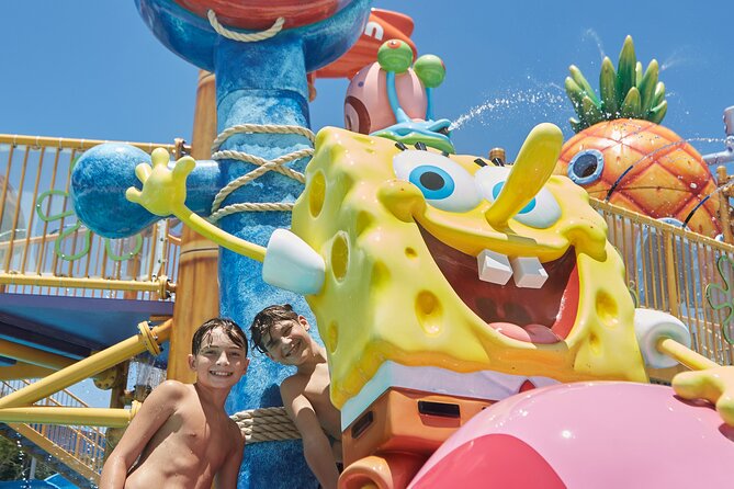 Aqua Nick - Water park Riviera Maya - Character meetups: SpongeBob, PAW Patrol, and the slime-party energy