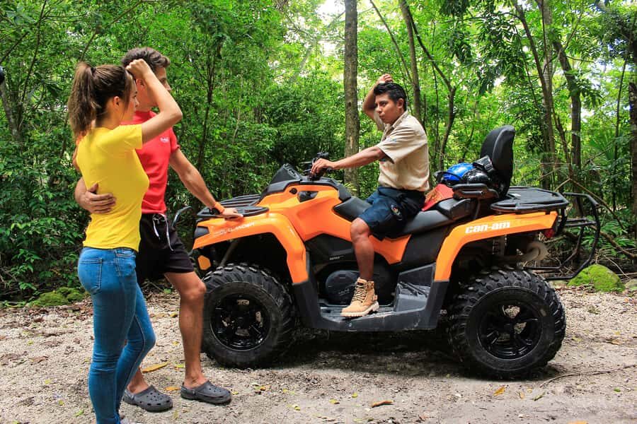 ATV Adventure to Jade Cavern Double - The Off-Road Route Through Cozumel Jungle and El Cedral