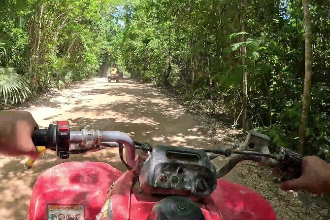 ATV Adventure Tour from Cancun, Playa del Carmen and Riviera Maya - Cenote time: cooling off in crystal-clear water