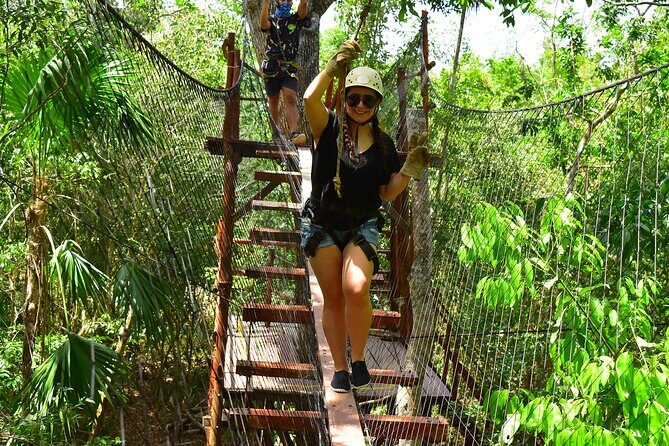 ATV adventure with cenote, ziplines, snack and transport from Cancun or Riviera - Mayan rest area snack and lunch: what’s included
