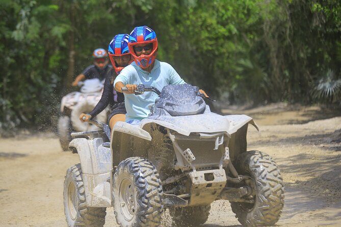 ATV adventure, Ziplines, Cenote Swim, Snack & Transport Included. - Snacks, drinks, and the cost of staying comfortable