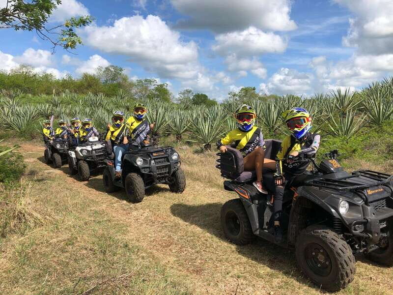 Atv and Cenotes in Hacienda - Driving Through the Hacienda and Henequen Fields