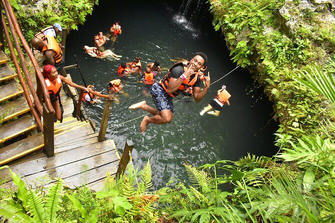 Atv Cancun (cenote, Ziplines, Lunch And Transfer Included) - Zipline jungle circuit: the part that usually wins hearts