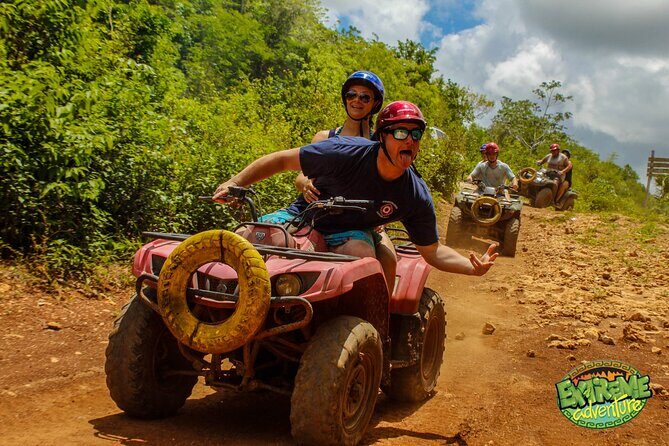 ATV Cenote & Ziplines Activities from Riviera Maya - Open cenote swim: lilies, clear water, and jump platforms