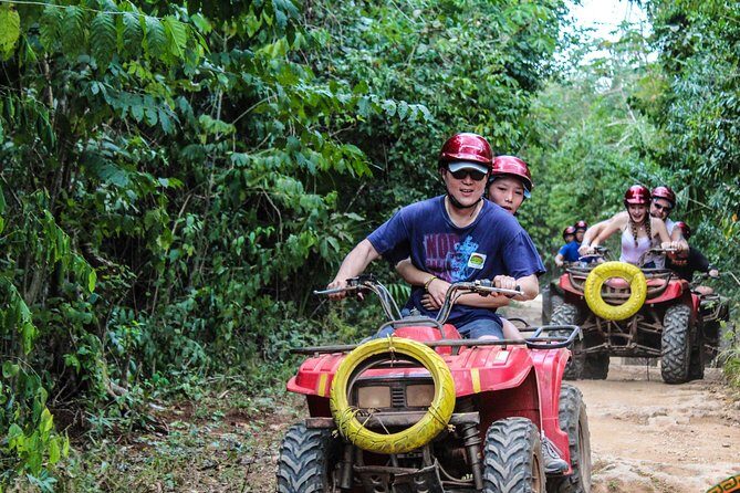 ATV Experience from Cancun adrenaline day! - Zipline and Hanging Bridges: The Best Vertical Moment of the Day