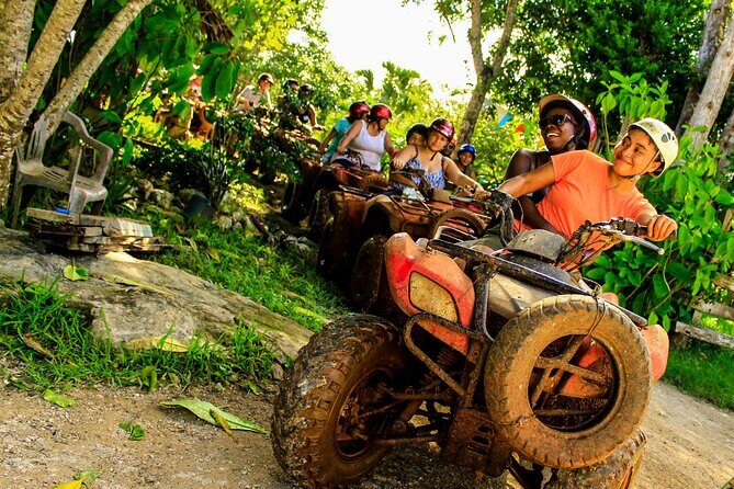 ATV Experience from Cancun adrenaline day! - Cenote Swim: The Cool-Down That Becomes the Highlight
