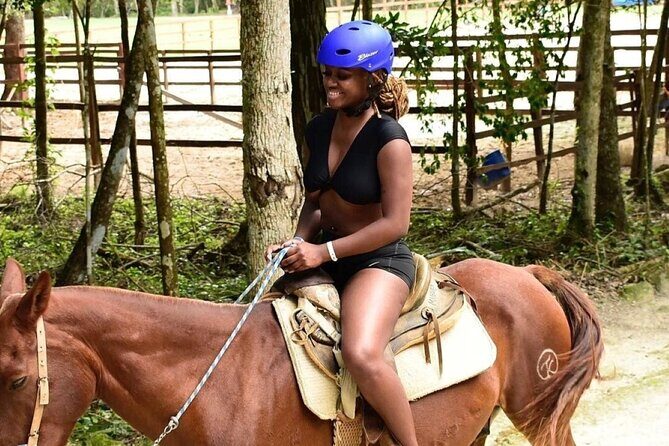 ATV & Horseback Ride with Ziplines Cenote from Playa del Carmen - Three ziplines through the canopy: the safety math you must pass