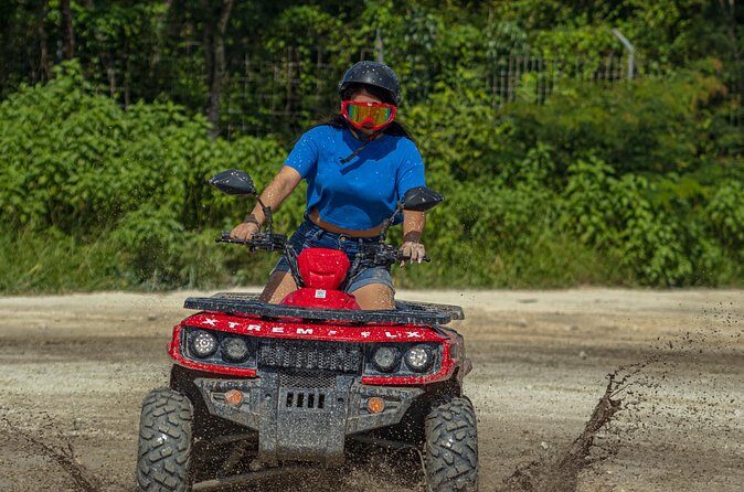 ATV Jungle discovering the wild Jade Cavern and Mayan Village - Riding the ATV: Equipment, Instruction, and Who This Fits