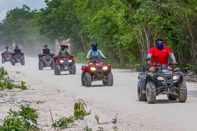 ATV to Jade Cavern, Mud Trails, Snorkel and Lunch with Open Bar - Money Bar Beach Club: Lunch, Open Bar, and Water Toys