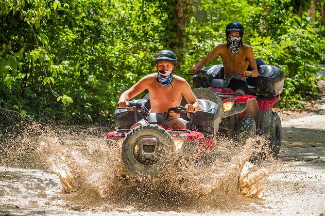 ATV to Jade Cavern, Mud Trails, Snorkel and Lunch with Open Bar - Snorkeling at Dzul-Ha Reef From the Shore
