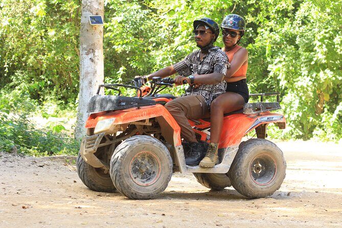 ATV Tour from Cancun with Zipline and Cenote Swim - The cenote swim in a cave: cool down in a natural setting