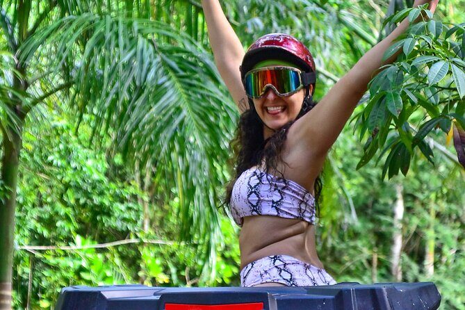 ATV with Ziplines and Cenote From Cancun - Zipline circuit: treetops, clear instructions, and real thrills
