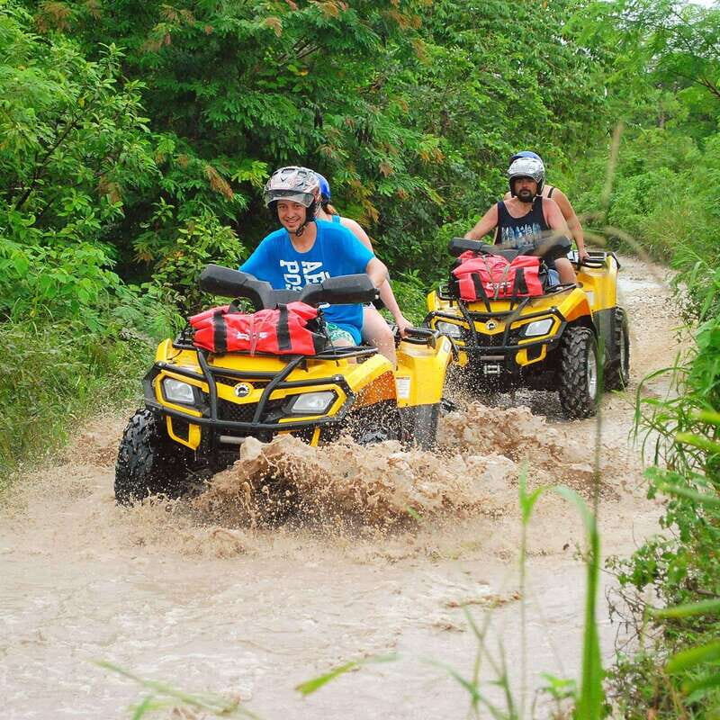 Atv , Zipline and cenote swim experience in the jungle! - ATV driving: fun, shared, and not a race track