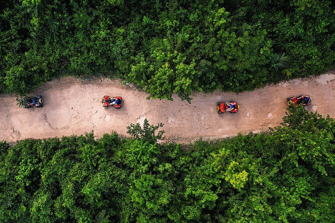 ATV Zipline Cenote Adventure from Playa del Carmen - Zipline circuit with interactive bridges: the part that usually steals the show