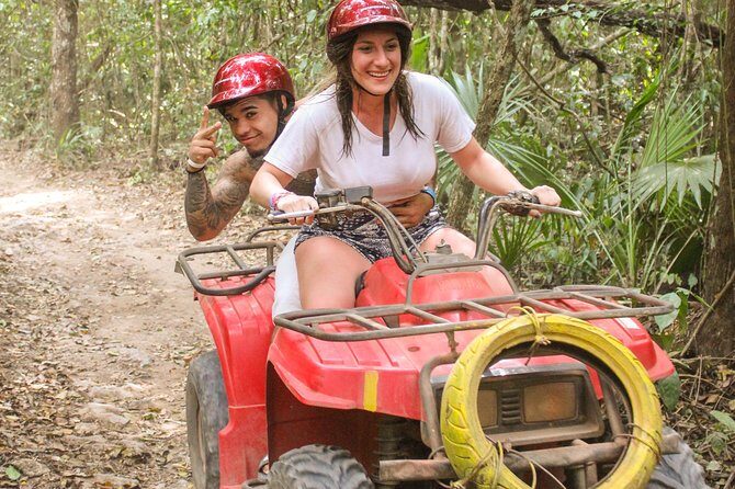 ATV, Ziplines and Cenote swim experience from Cancun or Riviera Maya - ATV Through the Puerto Morelos Jungle: The Main Adrenaline Hit