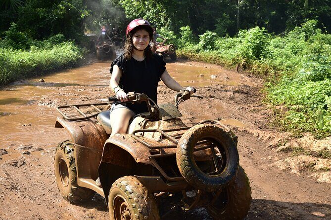 ATV, Ziplines, Tarzan Jump, Lunch and Transportation Day Tour - ATV Funny Circuit: Jungle Thrills With a Track Feel