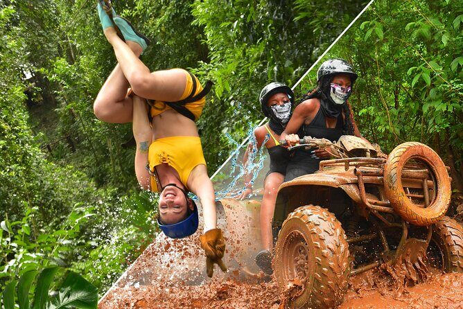 ATV, Ziplining & Cenote Tour, Transportation & Tequila Tasting - A 4-hour jungle hit: ATV, ziplining, and a real cenote swim