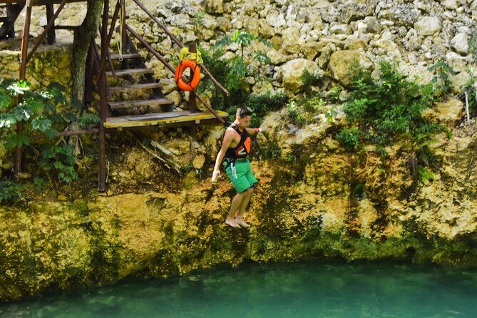 ATV's (shared), Ziplines & Cenote! Half-Day with Transportation from Cancun - Lunch: chicken fajitas plus a practical recovery meal