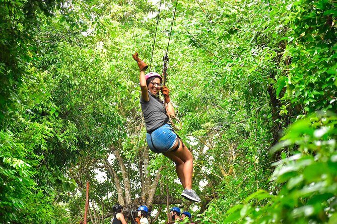 Atvs, Ziplines and Cenote from Cancun or Riviera Maya snack and water included - Ziplining Circuit: Flying Time Without Needing Hours