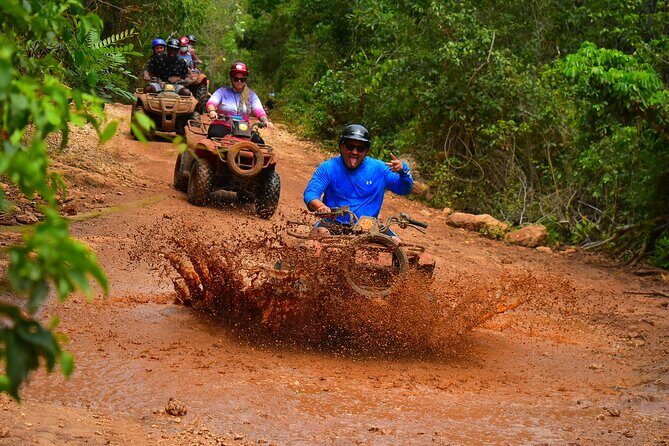 Awesome ATV experience in the jungle with cenote swim and ziplines included - Getting to the park: Cancun and Playa del Carmen vs. Tulum timing