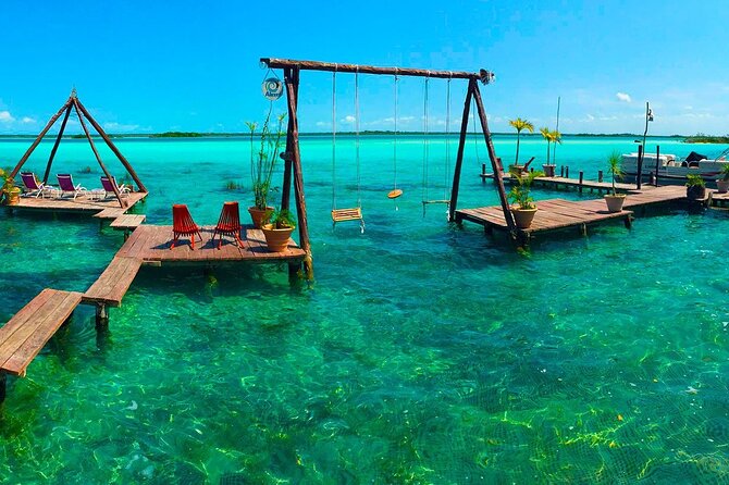 Bacalar 7 Colors Lagoon Full Day Adventure from Cancun - Cenote Azul swim: clear blue water and about one hour in
