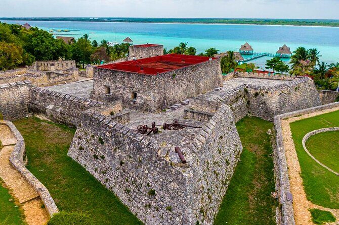 Bacalar Fort and Blue Lagoon Boat Ride Combo Adventure - Meeting point and the cruise-timing reality