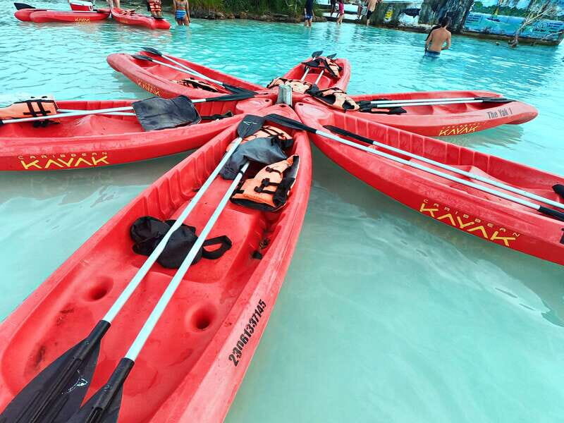 Bacalar: Full Day Kayak Rental - Paddling Lake Bacalar and Laguna de los 7 colores at your pace